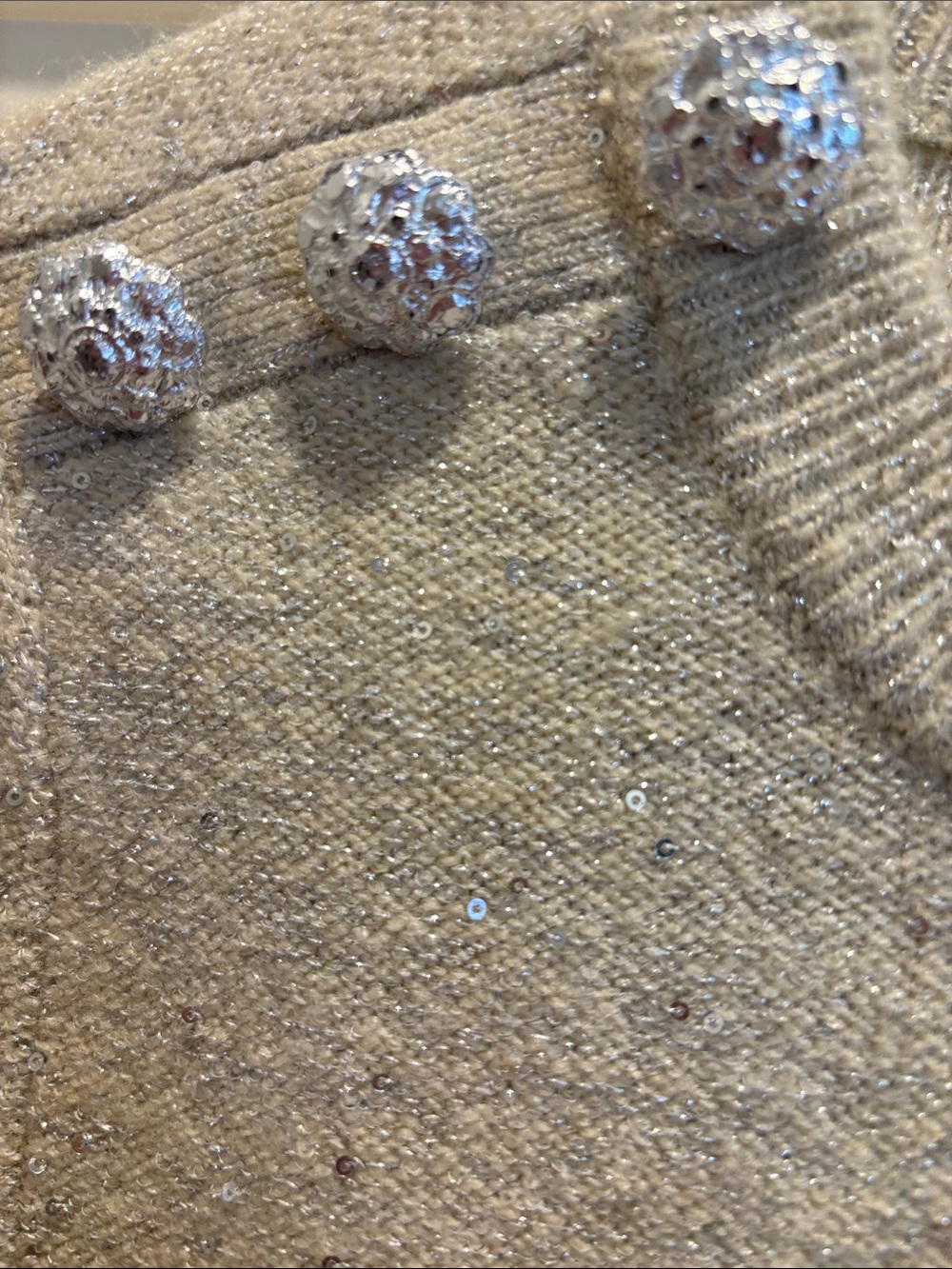 Lilly Pulitzer - size Medium - Gold sparkle sweater - Picture 2 of 3
